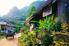 Full day cruise to Weaving Village and Muang Ngoi