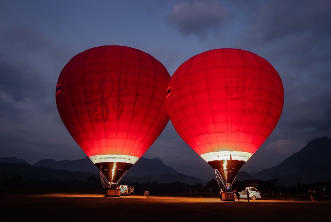 Vang Vieng Hot Air Balloon Experience