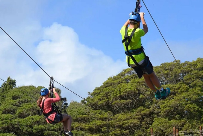 Vang Vieng kayaking, Buggy Car and ziplining experience 1 day tour