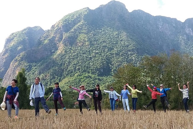 Cruising, Trekking and kayaking to Villages and Waterfall